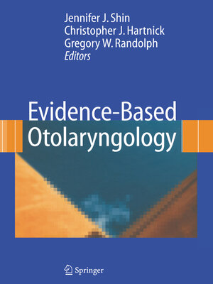 cover image of Evidence-Based Otolaryngology